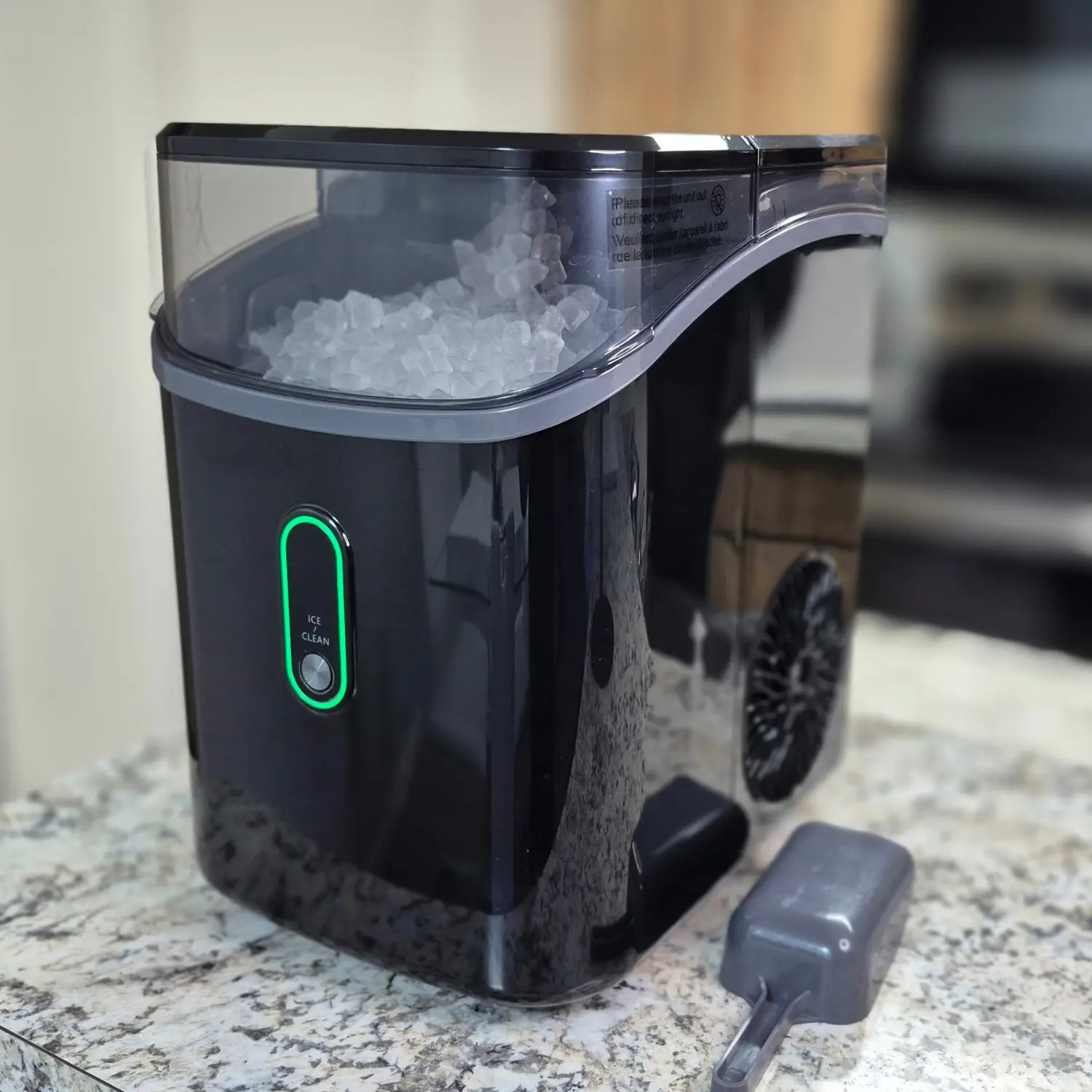 silonn slim24b nugget ice maker on a kitchen counter